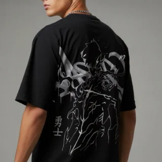 ARISE Oversized Streetwear/Gymwear T-Shirt – Black Edition