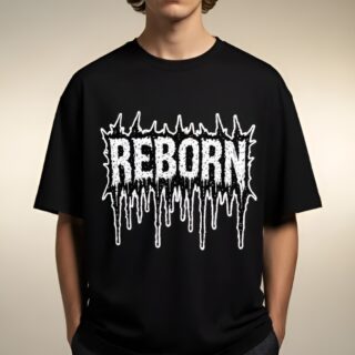 REBORN Oversized Graphic T-Shirt – Premium Streetwear Edition
