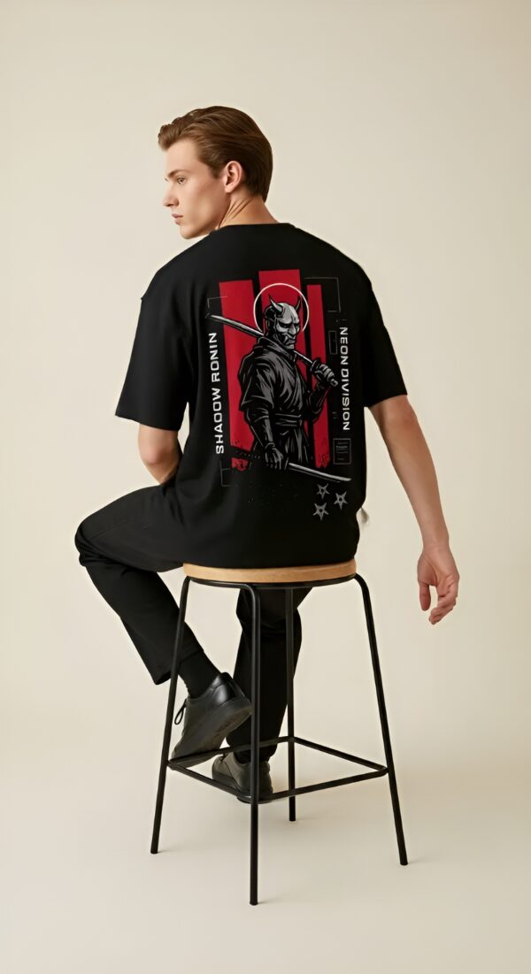 Shadow Ronin Oversized T-Shirt – Premium Japanese Samurai Streetwear